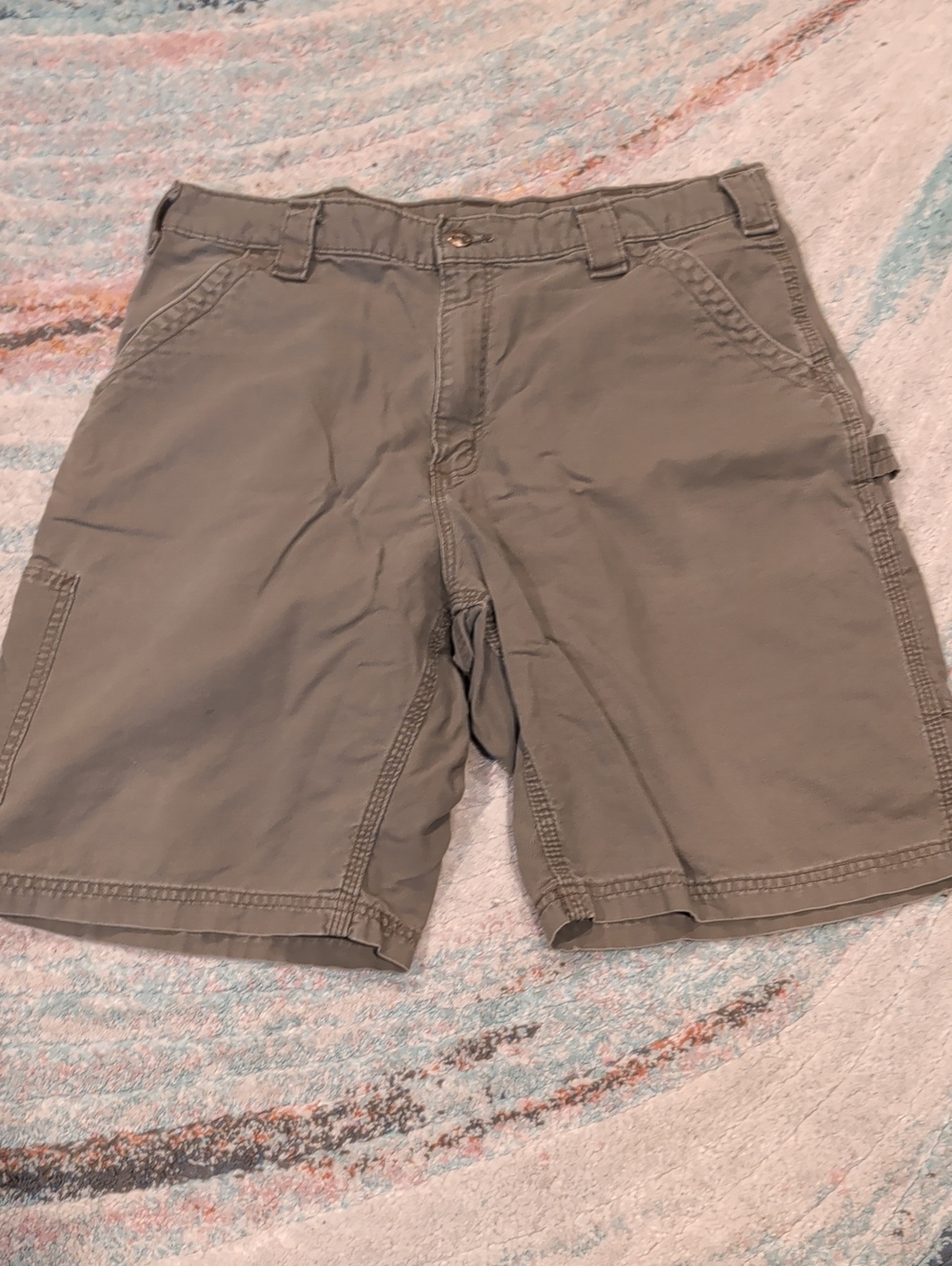 B147 LBR Carhartt Men's Cargo Pockets Shorts Size 36